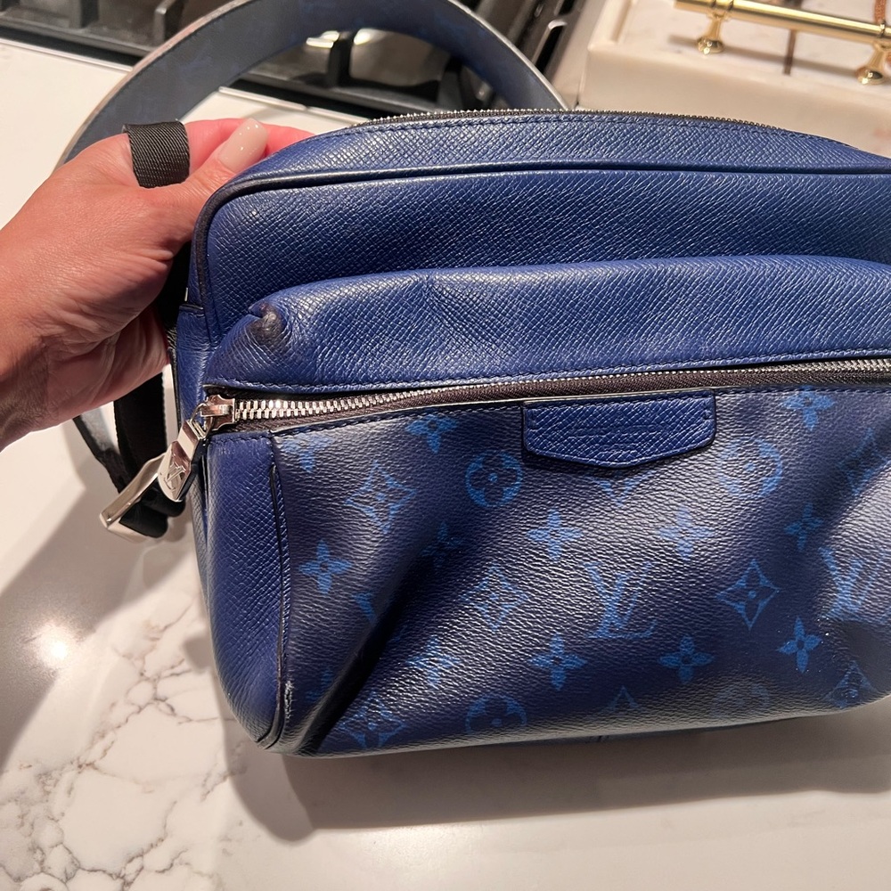 Louis Vuitton Monogram Blue Belt Bag
